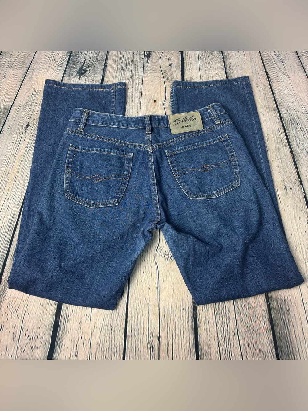 Silver Jeans Vintage Y2K 90s Women’s Straight-Leg Denim 31” Waist 33.5” In Seam